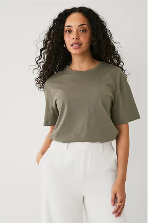 ELLOS T-shirt i bomuld med afslappet pasform