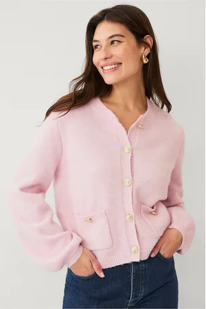 ELLOS Cardigan med guldknapper