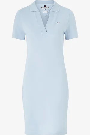 Tommy Hilfiger Polokjole Slim Open NK Polo Dress SS