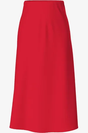 Pieces® Nederdel pcFranan HW Midi Skirt Noos