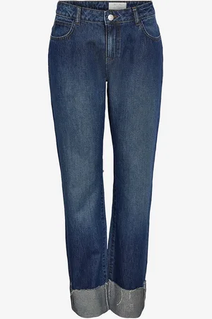 Noisy May Jeans nmSanja NW Straight Fold Up Jean A