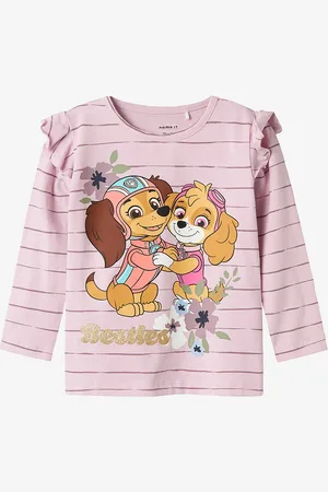 NAME IT Top nmfJulia Paw LS Top Box