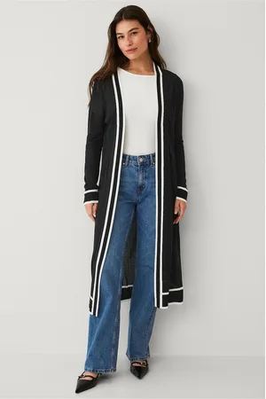 ELLOS Lang cardigan med slidser