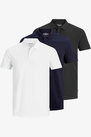 JACK & JONES Poloshirt jjeBasic Polo SS 3-pak