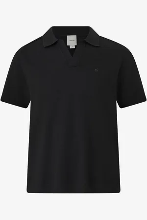 Calvin Klein T-shirt Knitted Slub Texture Polo S/S