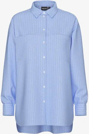 Pieces® Skjorte pcMelia LS Loose Shirt