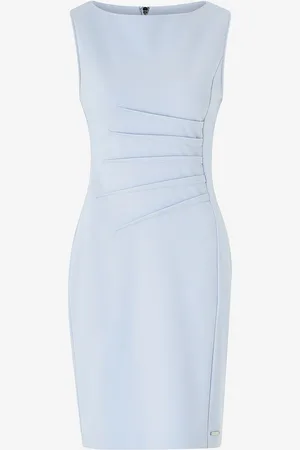 Calvin Klein Kjole Scuba Crepe NS Gathered Dress