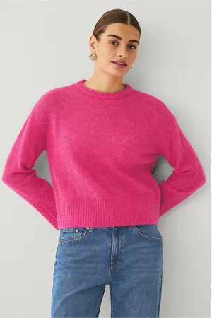 ELLOS Sweater med O-hals