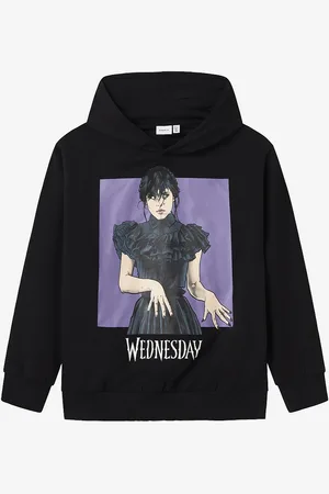 NAME IT Hættetrøje nkfJida Wednesday Rlx SW WH Unb