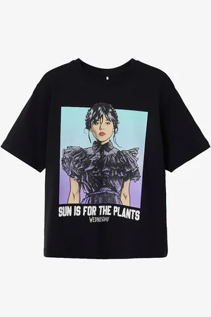 NAME IT T-shirt nkfFarra Wednesday SS Rlx Top Sky