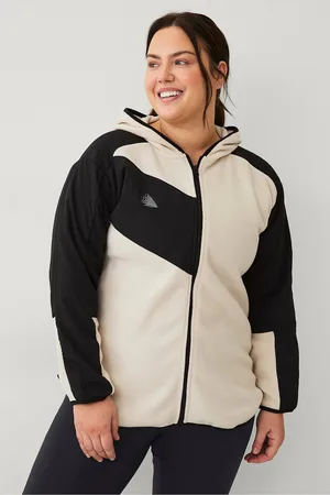 Zizzi Fleecejakke aOdi L/S Cardigan