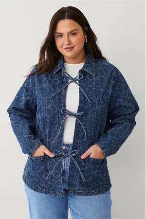 Zizzi Cowboyjakke caTami L/S Indoor Jacket
