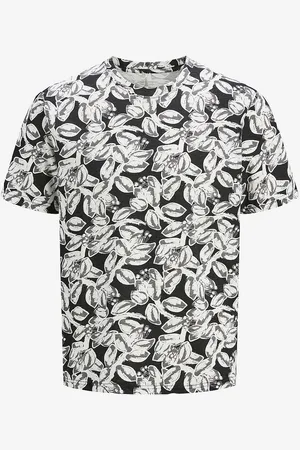 JACK & JONES T-shirt Jorsplit Aop SS Crew Neck Pls