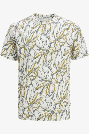 JACK & JONES T-shirt Jorsplit Aop SS Crew Neck Pls