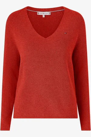 Tommy Hilfiger Trøje CO Cardi Stitch V-nk LS