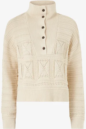 Lexington Pointelle strikket sweater