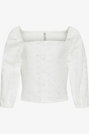 ONLY Bluse kogPilea 3/4 Emb Anglaise Shirt