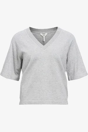 Object Top objThess 2/4 LO V-neck Knit Noo