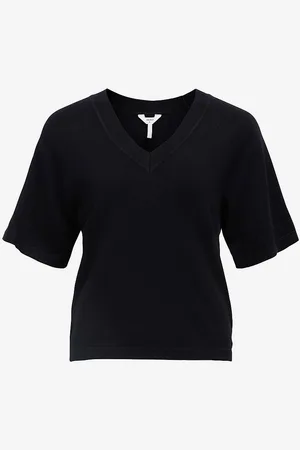 Object Top objThess 2/4 LO V-neck Knit Noo