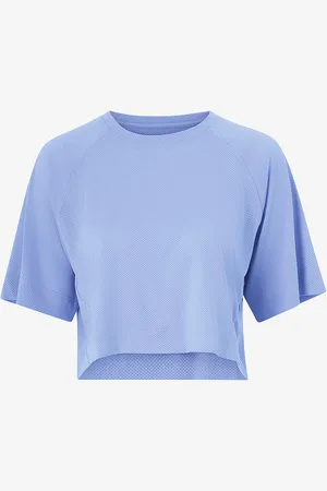 Casall T-shirt Laser Mesh Crop Tee