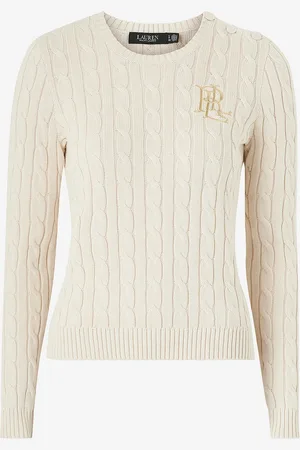 Ralph Lauren Trøje Gassed Cotton Sweater
