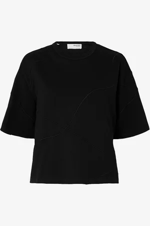 SELECTED T-shirt slfPenny SS Embroidered Tee