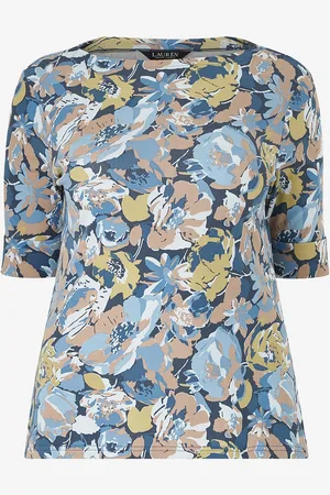 Ralph Lauren Top Refined Str 1x1 Rib-Msl-Rsh
