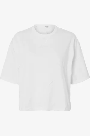 SELECTED T-shirt slfPenny SS Embroidered Tee