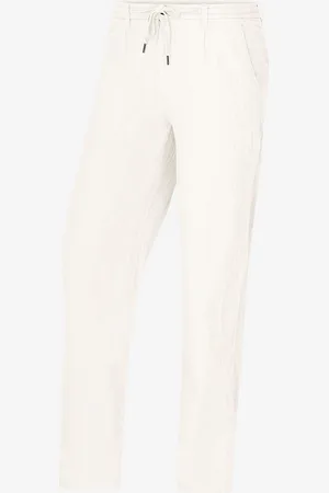 Lindbergh Bukser Linen Blend Herringbone Pants
