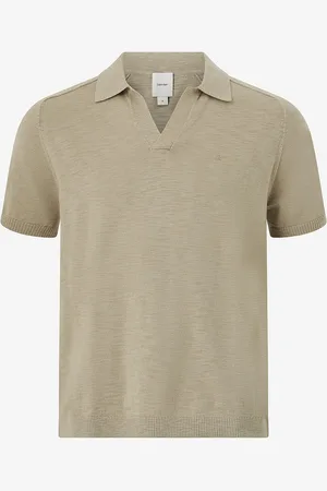 Calvin Klein T-shirt Knitted Slub Texture Polo S/S