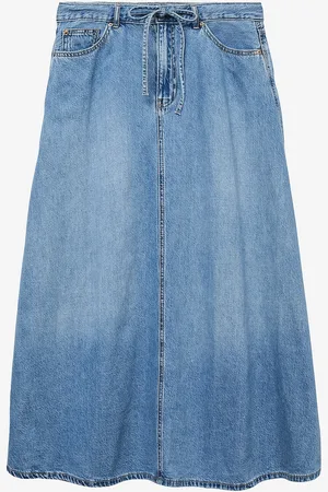 VERO MODA Cowboynederdel vmHilla MR Wide 7/8 Dnm Skirt