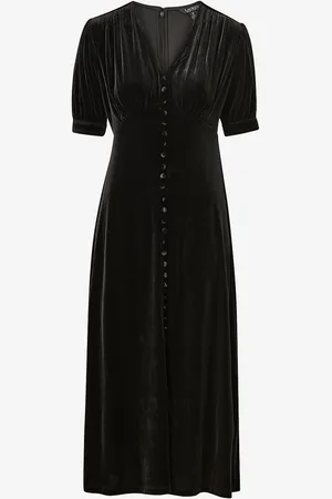 Ralph Lauren Kjole Stretch Velvet-elb-dad
