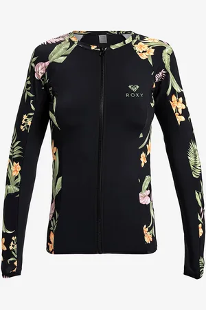 Roxy Surf T-shirt LS Zip Lycra