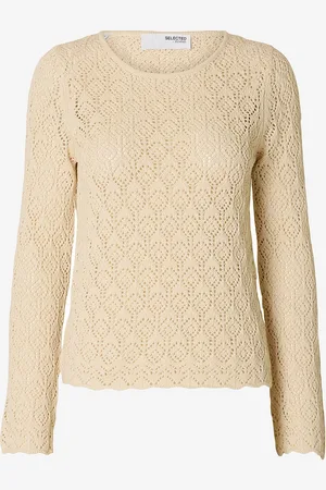 SELECTED Trøje slfNiva LS Knit O-neck