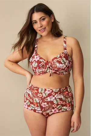 ELLOS Macie Maxi Bikini Pink Shaping Effect