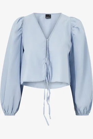Gina Tricot Bluse Tie Blouse