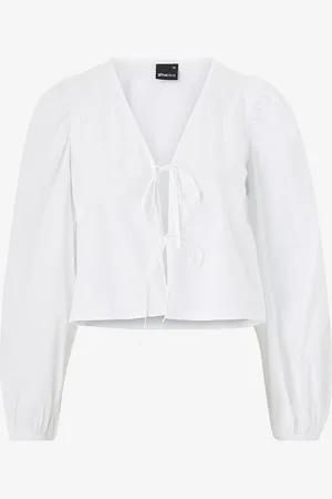 Gina Tricot Bluse Tie Blouse