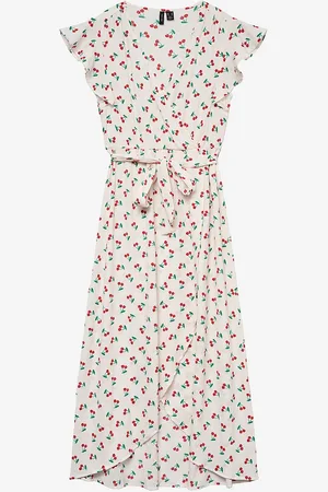 VERO MODA Maxi kjole vmPage S/L Long Wrap Dress
