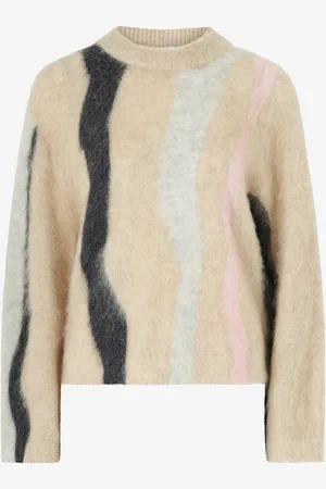Second Female Trøje Marbel Knit O-neck