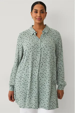 Zizzi Lang skjorte vWisma L/S Long Shirt