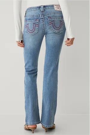 True Religion Jeans Becca Mid Rise Bootcut Big T