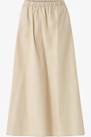 Calvin Klein Nederdel Poplin Pull On Midi Skirt