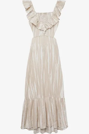 VERO MODA Maxi kjole vmDicthe S/L Ankle Detail Dress