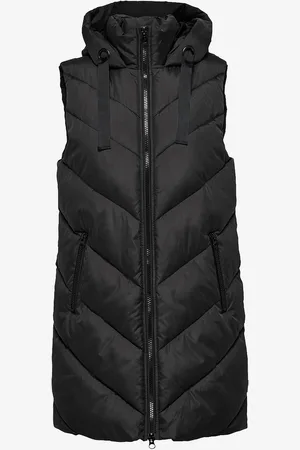 JDY Vest Skylar Padded Hood Waistcoat Otw
