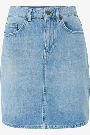 Object Cowboynederdel objEllen HW Short Denim Skirt