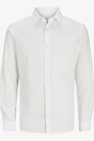 JACK & JONES Skjorte jjeBreeze Linen Blend Shirt LS SN J
