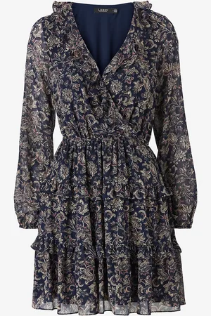 Ralph Lauren Kjole Poly Crinkle Ggt 58 Dress