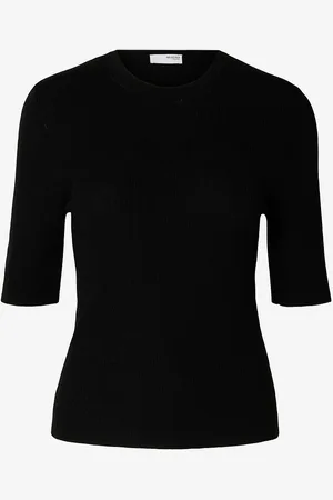 SELECTED Trøje slfIngrid 2/4 Knit O-neck
