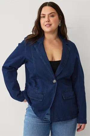 Zizzi Denimblazer jLiva L/S Denim Blazer
