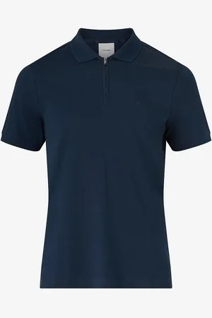 Calvin Klein T-shirt Smooth Cotton Welt Zip Polo